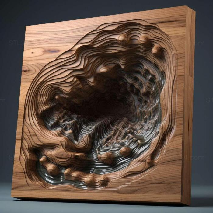 Patterns and decorations (stl refraction 3, PATTERN_687) 3D models for cnc
